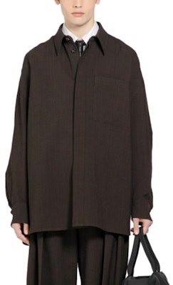 Camisa de Hombre Bottega Veneta Marrón Sólido de Manga Larga. 761431V3FD02078 Shop Camisa de Hombre Bottega Veneta Marrón Sólido de Manga Larga. 761431V3FD02078