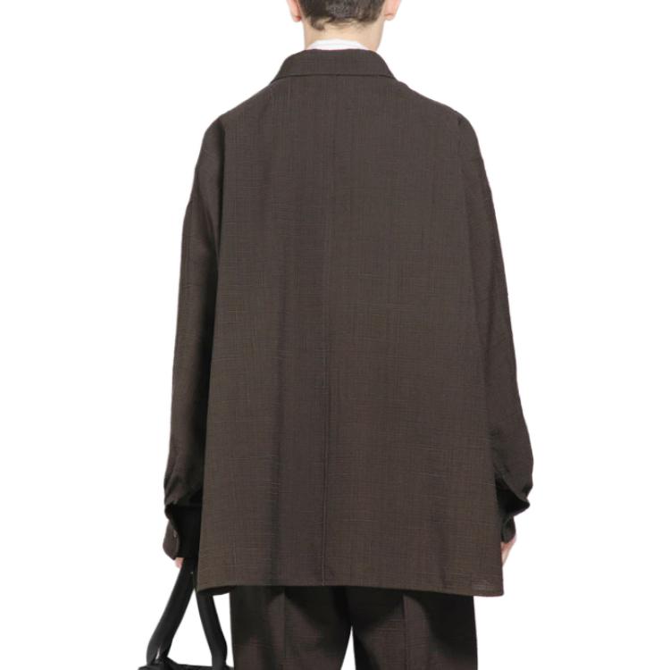 Purchase Bottega Veneta 男士棕色純色長袖襯衫 761431V3FD02078