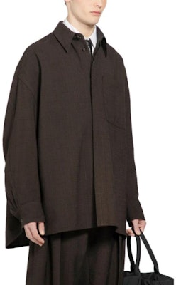 Camisa de Hombre Bottega Veneta Marrón Sólido de Manga Larga. 761431V3FD02078 Details for Camisa de Hombre Bottega Veneta Marrón Sólido de Manga Larga. 761431V3FD02078