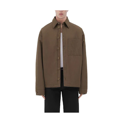 Bottega Veneta Solid Color Button-Up Jacket 714365V2BL02603