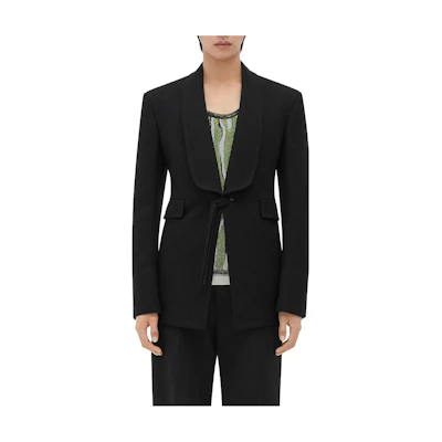 Bottega Veneta Solid Color Slim Fit Long Sleeve Jacket 736047V2KT01000