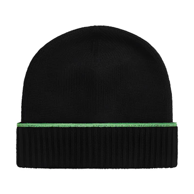 Bottega Veneta Solid Color Warm Knit Beanie for Men - Black 732514V2MB01000