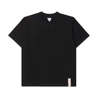 Bottega Veneta Solid Crewneck T-Shirt in Anthracite Gray 804271V4N501000