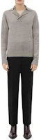 Bottega Veneta Solid Gray Pullover Long-Sleeve Sweatshirt 743413V2YX01502 Bottega Veneta Solid Gray Pullover Long-Sleeve Sweatshirt 743413V2YX01502