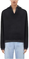 Bottega Veneta Solid Gray V-Neck Long Sleeve Sweater 760069V3DQ04087 Bottega Veneta Solid Gray V-Neck Long Sleeve Sweater 760069V3DQ04087
