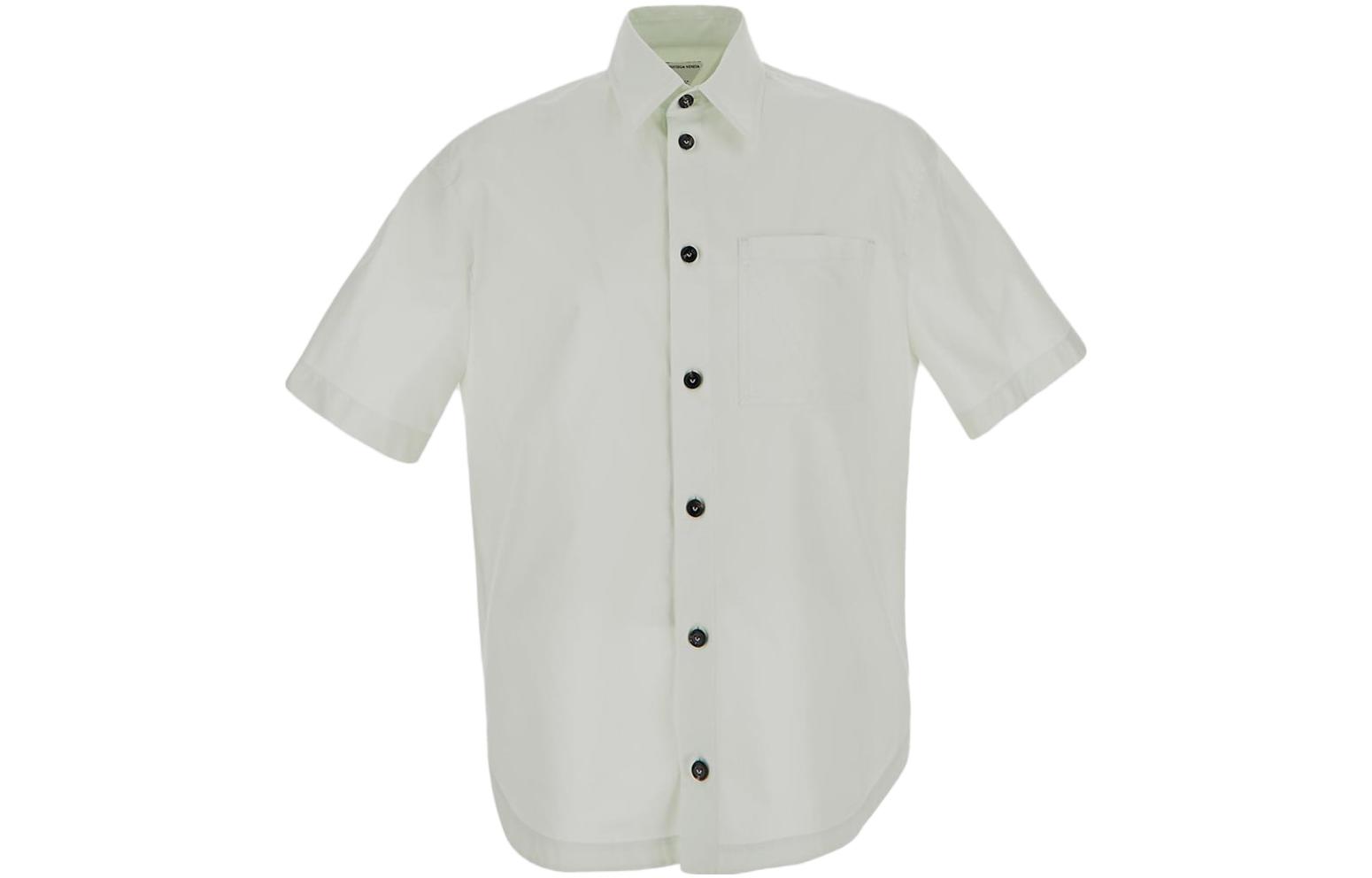 Bottega Veneta Solid Light Green Short Sleeve Shirt SS23 744336V2BL03022