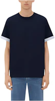 Bottega Veneta Solid Navy Crewneck Tee 754683V39G04121 Bottega Veneta Solid Navy Crewneck Tee 754683V39G04121