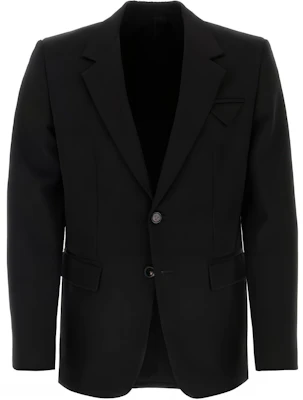 Bottega Veneta Solid Single-Breasted Slim-Fit Jacket Black 790870VKIS01000 Buy Bottega Veneta Solid Single-Breasted Slim-Fit Jacket Black 790870VKIS01000