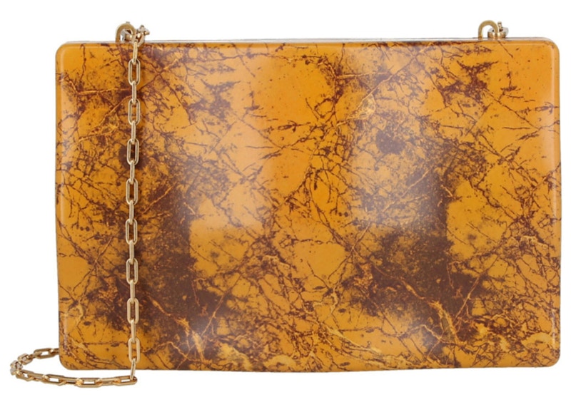 Bottega Veneta Spazzolato Leather Clutch Eggnog