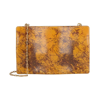 Bottega Veneta Spazzolato Leather Clutch Eggnog