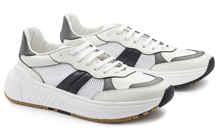 Order Bottega Veneta Speedster Sneaker 2020 ''Putih Hitam'' 565646VJE219093