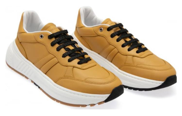 Lookbook Bottega Veneta Speedster Sneaker 'Butterscotch' Lelaki Perempuan 565646-VT040-7721