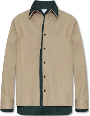 Camisa de manga larga Bottega Veneta Primavera/Verano 2023 Twill Beige Bicolor. 739115V2T103017 Buy Camisa de manga larga Bottega Veneta Primavera/Verano 2023 Twill Beige Bicolor. 739115V2T103017