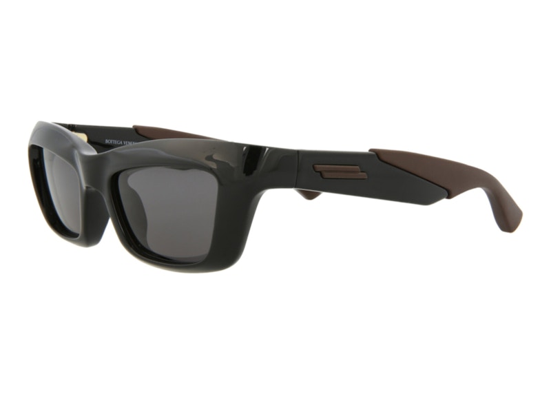 Bottega Veneta Square Sunglasses Black/Grey (BV1182S-30013671-001)