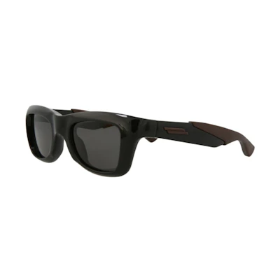 Bottega Veneta Square Sunglasses Black/Grey (BV1183S-30013672-001)