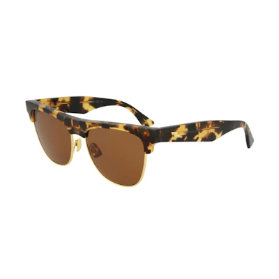 Bottega Veneta Square Sunglasses Havana/Havana Brown (BV1003S-30007850-002)