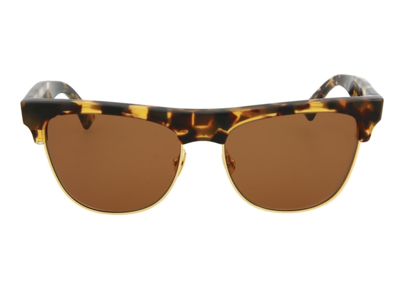 Order Bottega Veneta Kacamata Persegi Coklat Havana BV1003S-30007850-002