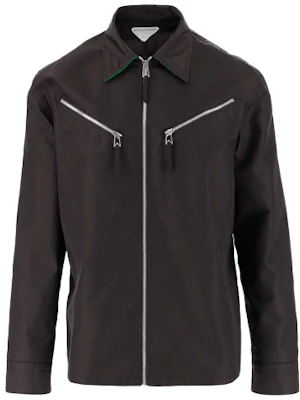 Bottega Veneta SS21 Brown Solid Zip-Up Jacket 666543VKIL02113 Buy Bottega Veneta SS21 Brown Solid Zip-Up Jacket 666543VKIL02113