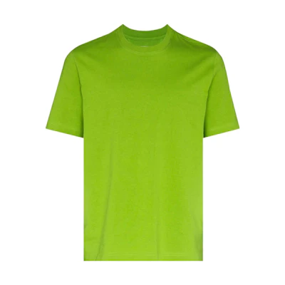 Bottega Veneta SS22 Green Tee with Small Logo Embroidery 649055VF1U03232