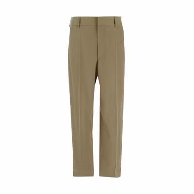 Bottega Veneta SS22 Khaki Loose Fit Straight Casual Pants 694707V19M03008