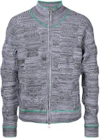 Bottega Veneta SS22 Rib-Knit Woven Cardigan Jacket Grey 702630V21S01069 Bottega Veneta SS22 Rib-Knit Woven Cardigan Jacket Grey 702630V21S01069