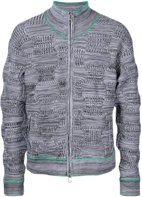 Bottega Veneta SS22 Rib-Knit Woven Cardigan Jacket Grey 702630V21S01069 Buy Bottega Veneta SS22 Rib-Knit Woven Cardigan Jacket Grey 702630V21S01069