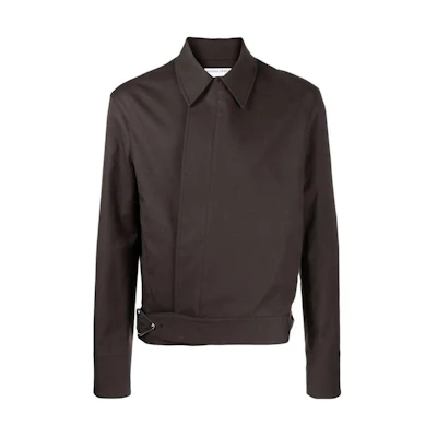 Bottega Veneta SS22 Waterproof Stretch Cotton Jacket for Men 663266V00V02113