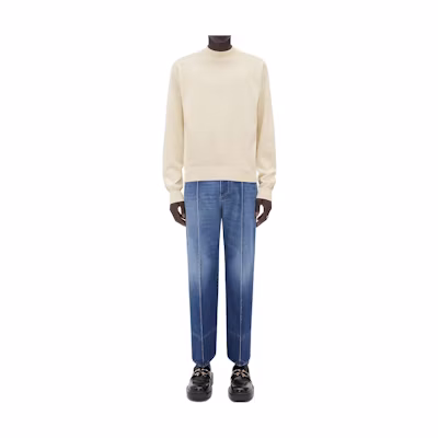 Bottega Veneta SS23 Beige Crewneck Long Sleeve Sweater. 725925V2LU09267