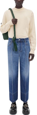 Bottega Veneta SS23 Suéter Beige de Manga Larga y Cuello Redondo. 725925V2LU09267 Lookbook Bottega Veneta SS23 Suéter Beige de Manga Larga y Cuello Redondo. 725925V2LU09267