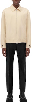 Bottega Veneta SS23 Off-White Zip-Up Collared Jacket 710160V26B02945 Order Bottega Veneta SS23 Off-White Zip-Up Collared Jacket 710160V26B02945