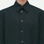 Details for Bottega Veneta SS23 Solid Green Pinstripe Jacket with Collar. 711828V2C403377