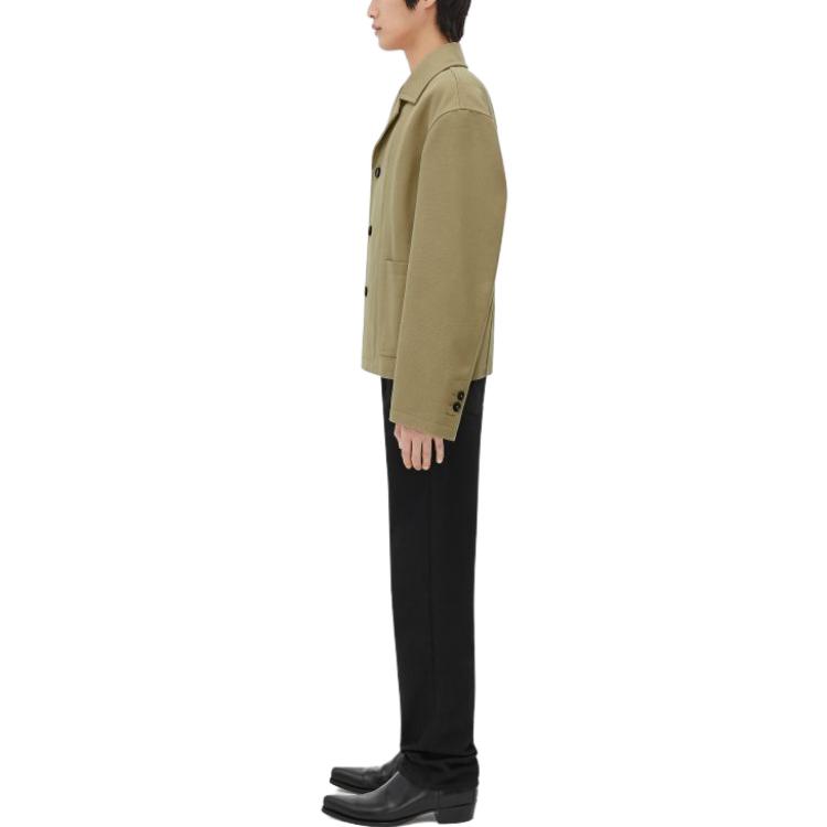 Purchase Bottega Veneta SS23 Chaqueta Gris de un Solo Botón con Cuello Clásico. 735900V2KT02324