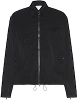 Bottega Veneta SS23 Black Elastic Hem Drawstring Zip Jacket 728167VF4K01000 Bottega Veneta SS23 Black Elastic Hem Drawstring Zip Jacket 728167VF4K01000