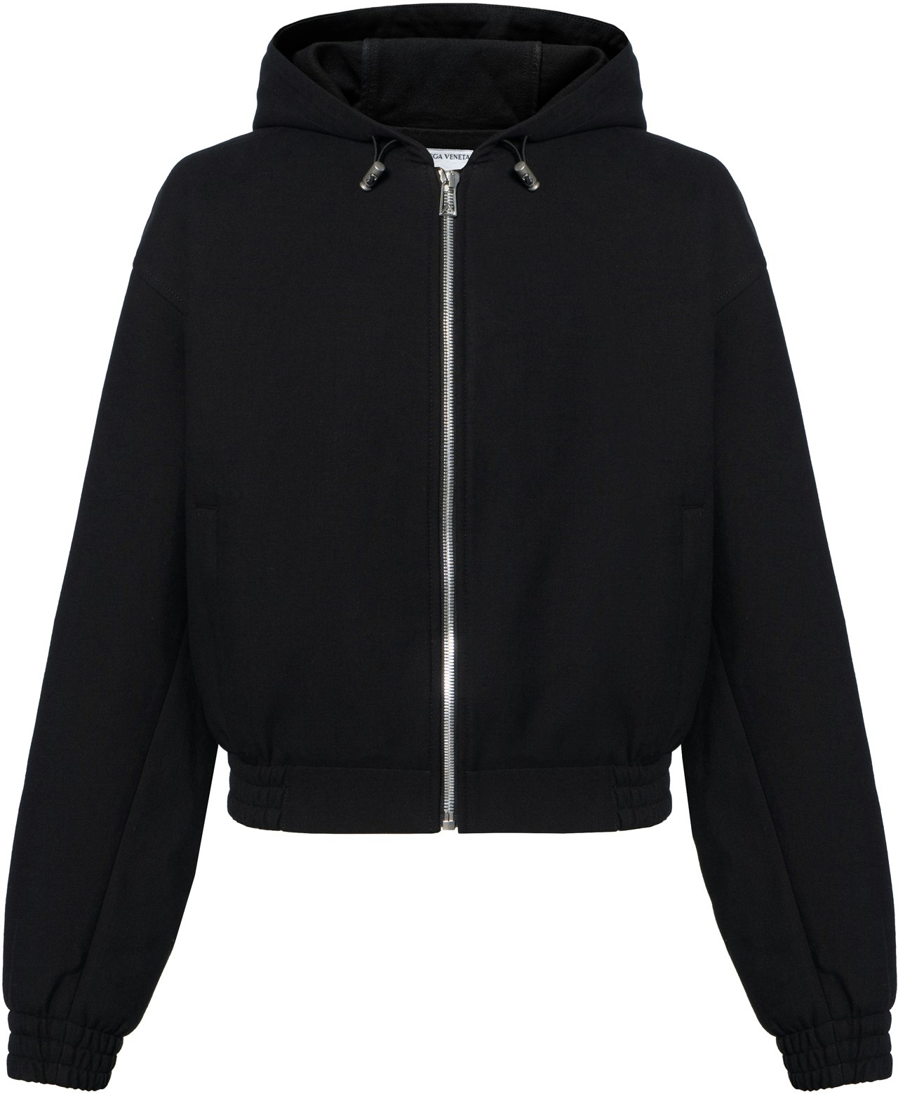 bottega-veneta-ss-23-black-solid-color-hooded-zip-up-casual-jacket-679073-vkph-01000