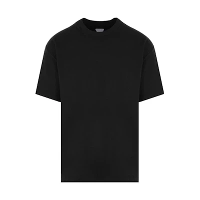 Bottega Veneta SS23 Black Solid Crew Neck T-Shirt 744965VF1U01000