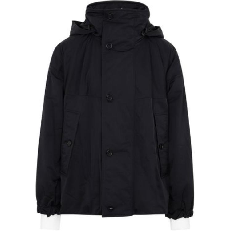 Bottega Veneta SS23 Black Solid Oversized Hoodie Jacket 750109VF4K01000