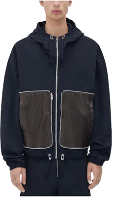 葆蝶家 SS23 拼色拉链夹克 深夜蓝 男士款 725855VKV104246 Order 葆蝶家 SS23 拼色拉链夹克 深夜蓝 男士款 725855VKV104246