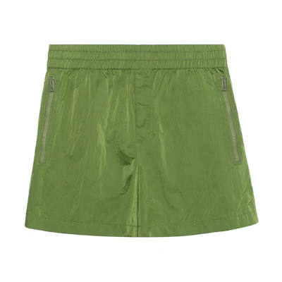 Bottega Veneta SS23 Green Solid Elastic Waist Casual Shorts 725806VF4K03052