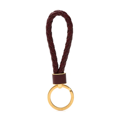 Bottega Veneta SS23 Lambskin Keychain Unisex Couple Deep Purple. 651820V0HW16206