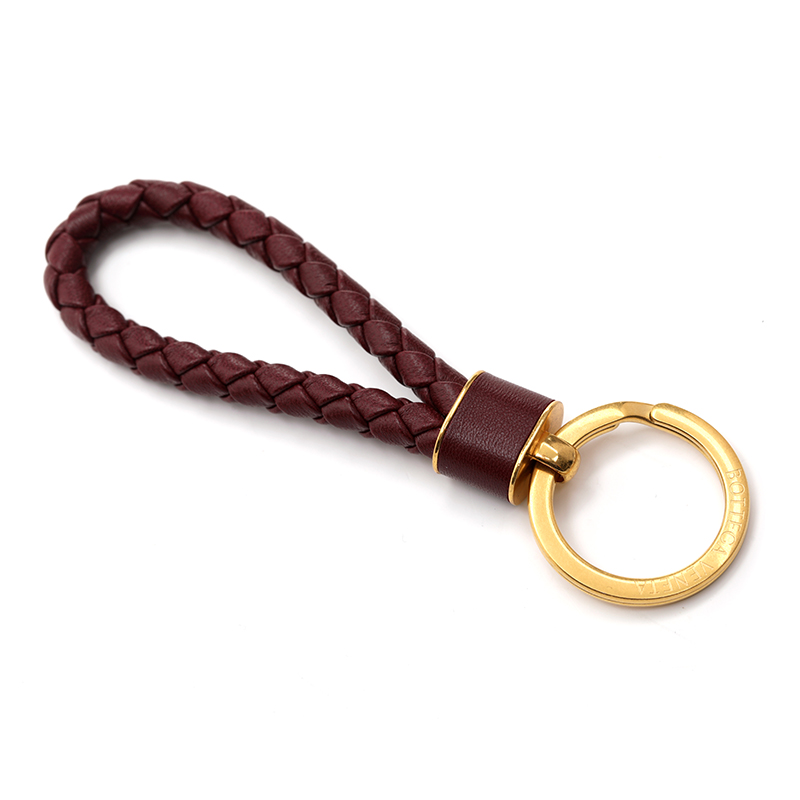 Purchase Bottega Veneta SS23 Lambskin Keychain Unisex Couple Deep Purple. 651820V0HW16206