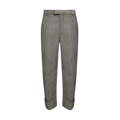 Bottega Veneta SS23 Pleated Roll Edge Straight Pants 737196V2UC01205