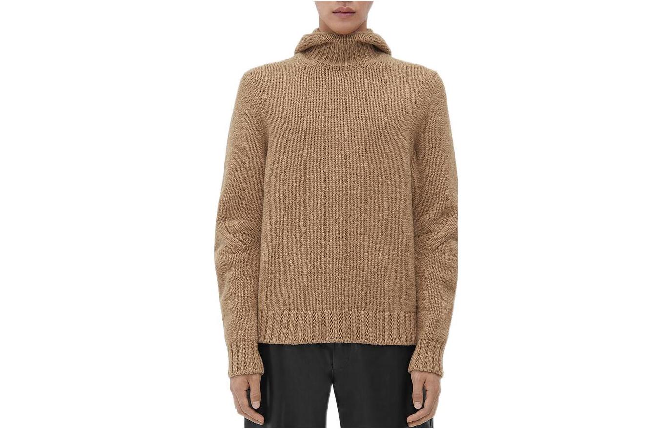Bottega Veneta SS23 Solid Color Cashmere Pullover Hoodie Sweater 710110V2EJ02640