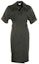 Order Bottega Veneta SS23 Solid Color Midi Short-Sleeve Dress - Dark Green 738251V2T102275
