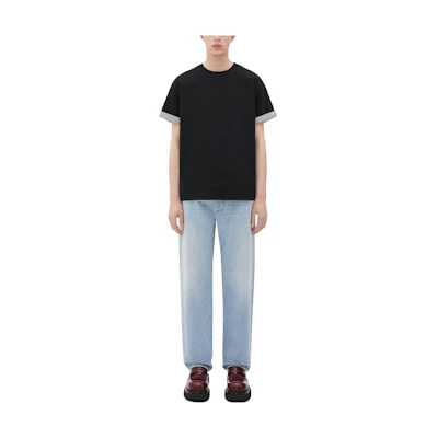 Bottega Veneta SS23 Solid Color Relaxed Fit Crewneck T-shirt 754683V39G01000