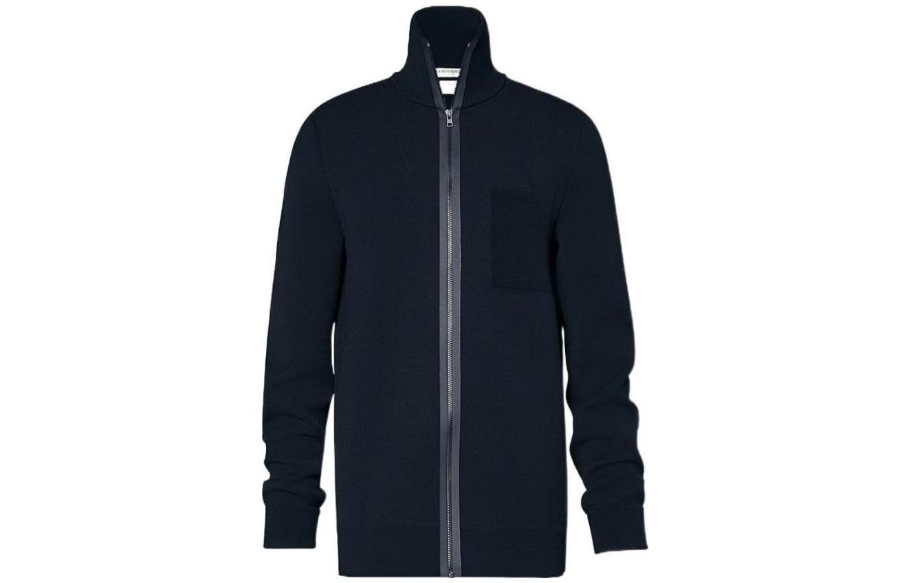 Bottega Veneta SS23 Solid Color Zip High Neck Casual Jacket Men 603437VKN204162