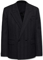 Bottega Veneta SS23 Stripe Printed Single-Breasted Blazer Men’s Black. 671210V18I03013 Bottega Veneta SS23 Stripe Printed Single-Breasted Blazer Men’s Black. 671210V18I03013