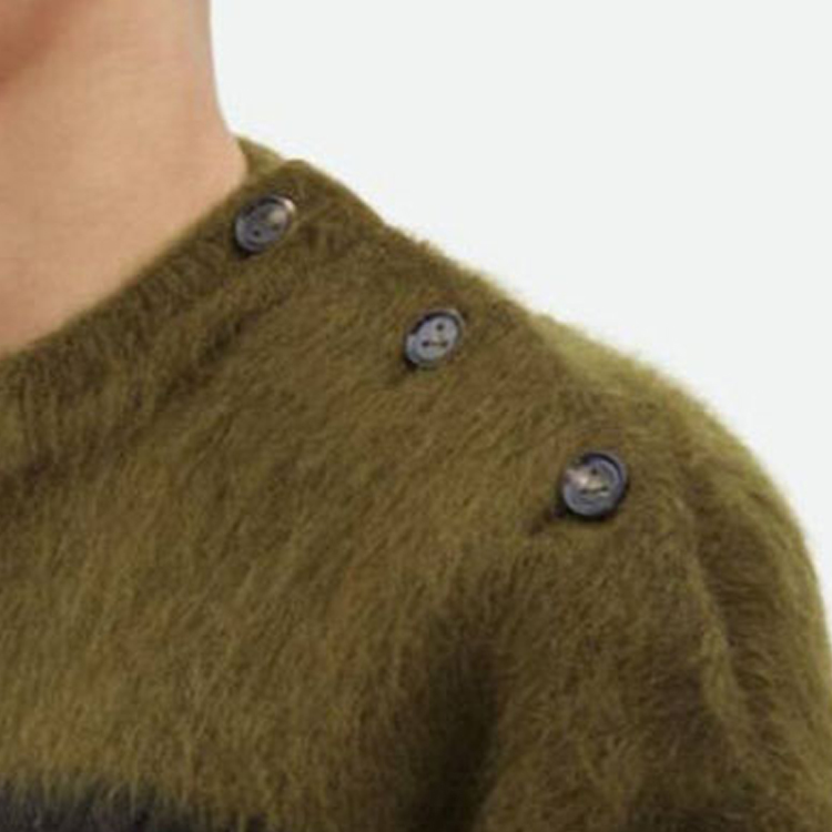 Details for 보테가 베네타 SS23 스트라이프 크루넥 긴팔 스웨터. 751946V2M909239