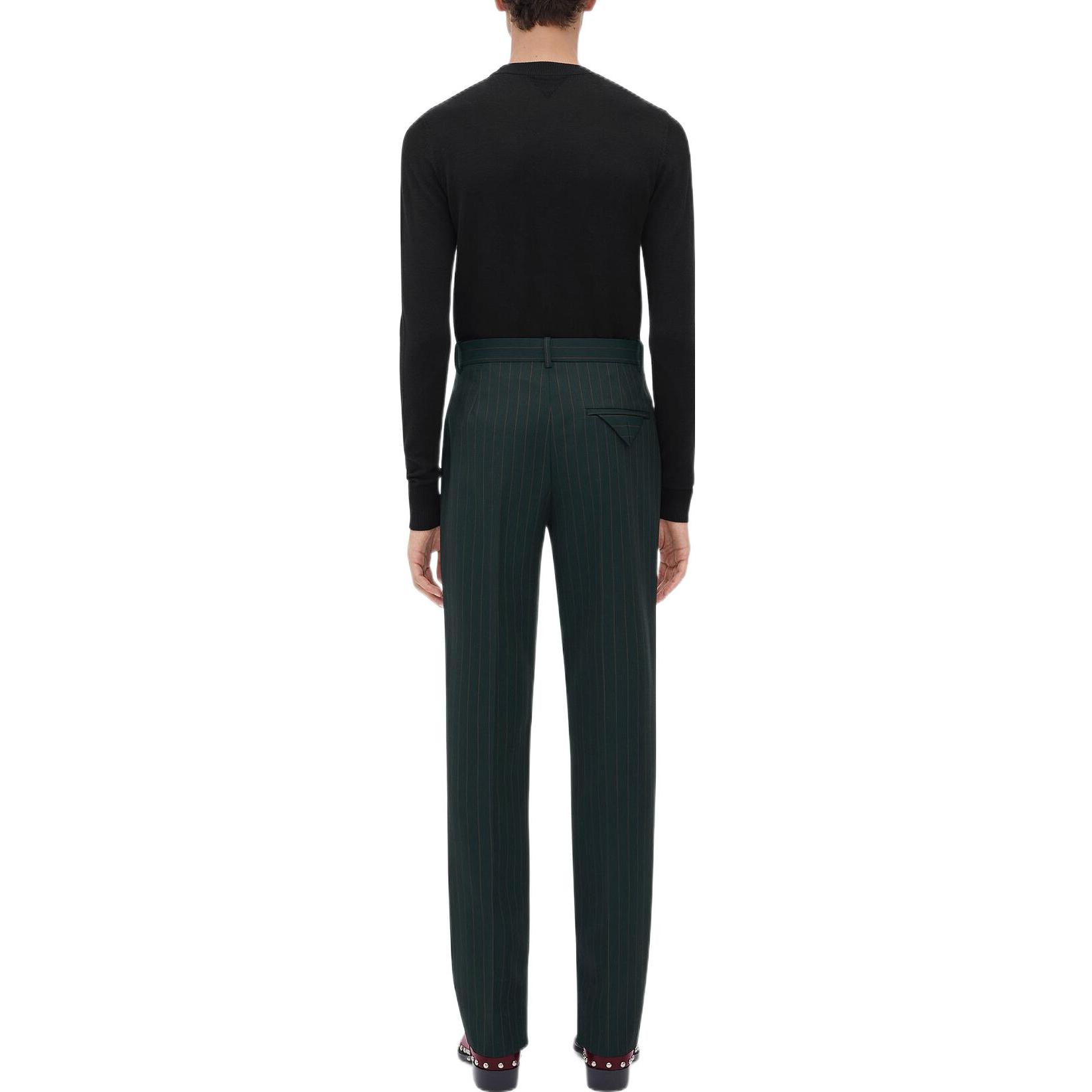 Lookbook Bottega Veneta SS23條紋直筒休閒長褲 716952V2C403377