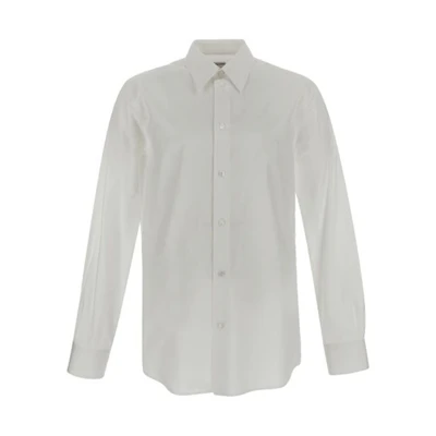 Bottega Veneta SS23 White Solid Button-Down Shirt 729174V2H209000