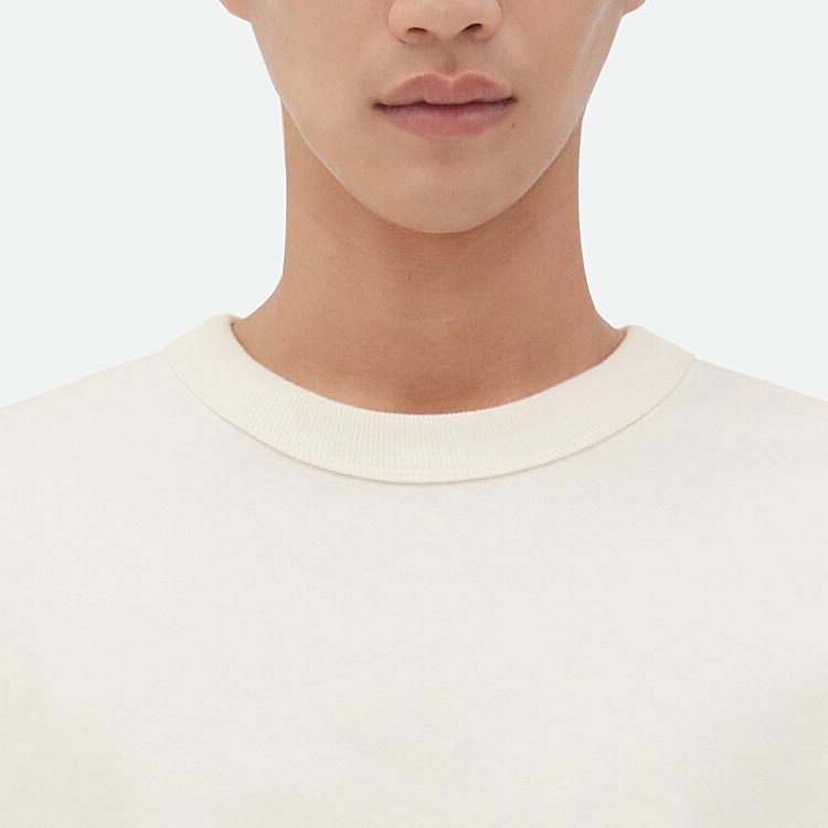 Sizing 葆蝶家 SS24 白色宽松版Logo贴布T恤 777599VKLZ09071